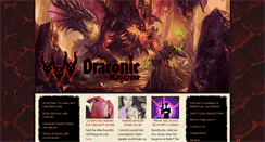 Desktop Screenshot of draconicmagazine.com